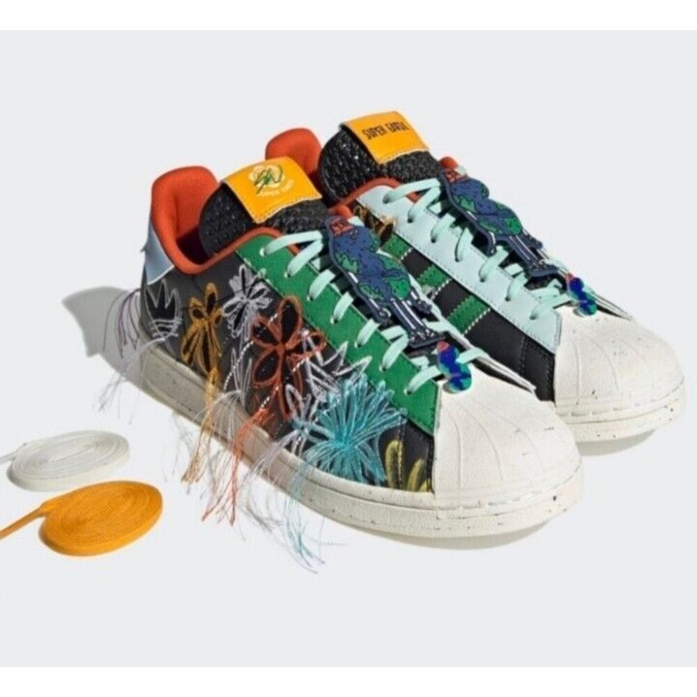 DS Adidas Sean Wotherspoon Superstar SUPEREARTH Black Men size 10.5 GX3823 $110